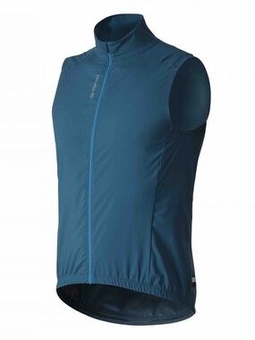 De Marchi Garda Windproof Cycling Gilet Top Teal Blue Men's Size XL